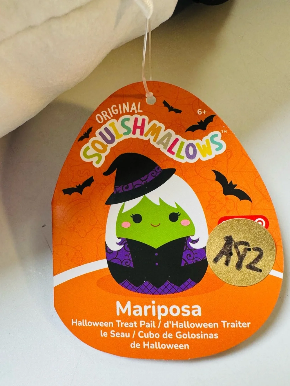 Squishmallows Mariposa the Witch Halloween Plush Trick-or-Treat Pail